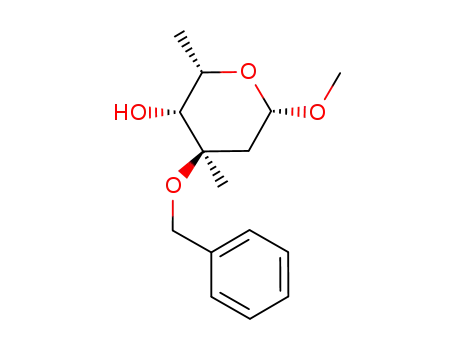 methyl 3-O-benzyl-2,6-dideoxy-3-C-methyl-β-L-xylo-hexopyranoside