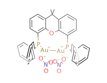 [(AuNO3)2(μ-xanthphos)]