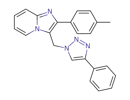 3-((4-phenyl-1H-1,2,3-triazol-1-yl)methyl)-2-p-tolyl-1H-imidazo[1,2-a]pyridine