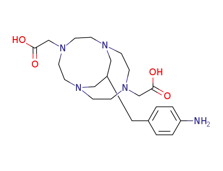 4,10-bis-(carboxymethyl)-14-(4-aminobenzyl)-1,4,7,10-tetraazabicyclo[5.5.3]pentadecane