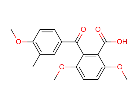3,6-dimethoxy-2-(4-methoxy-3-methyl-benzoyl)-benzoic acid