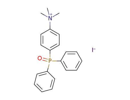 Molecular Structure of 1360626-66-9 (4-(diphenylphosphoryl)-N,N,N-trimethylanilinium iodide)