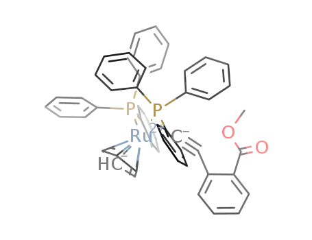 [Cp(PPh<sub>3</sub>)2Ru(CCC<sub>6</sub>H<sub>4</sub>CO<sub>2</sub>CH<sub>3</sub>)]