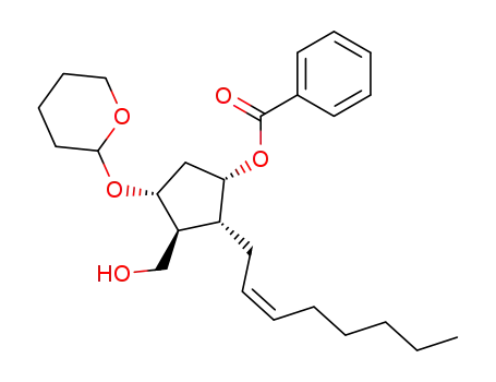 (1S,2R,3S,4R)-1α-benzoyloxy-3β-hydroxymethyl-2α-(2Z-octenyl)-4α-(2-tetrahydropyranyloxy)-cyclopentane