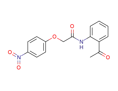 <i>N</i>-(2-acetyl-phenyl)-2-(4-nitro-phenoxy)-acetamide
