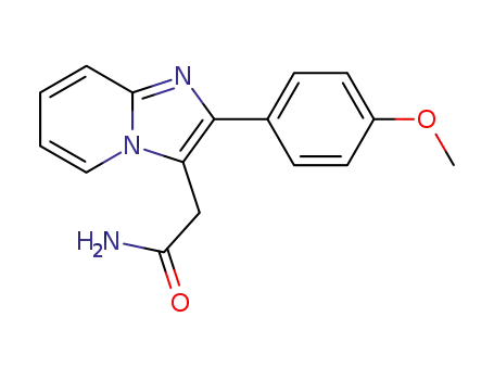 Imidazo[1,2-a]pyridine-3-acetamide, 2-(4-methoxyphenyl)-