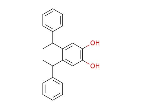 4,5-bis(1-phenylethyl)benzene-1,2-diol
