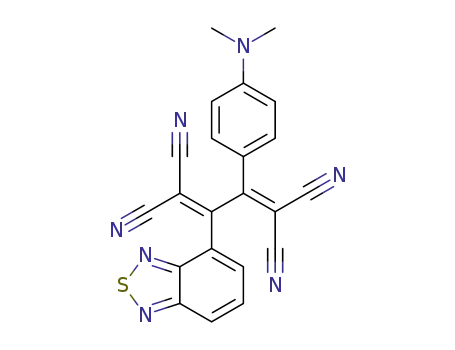 2-(benzo[c][1,2,5]thiadiazol-4-yl)-3-[4-(dimethylamino)phenyl]buta-1,3-diene-1,1,4,4-tetracarbonitrile