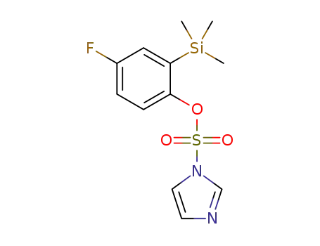 4-fluoro-2-(trimethylsilyl)phenyl 1-imidazolsulfonate