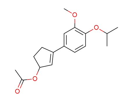 acetic acid 3-(4-isopropoxy-3-methoxy-phenyl)-cyclopent-2-enyl ester