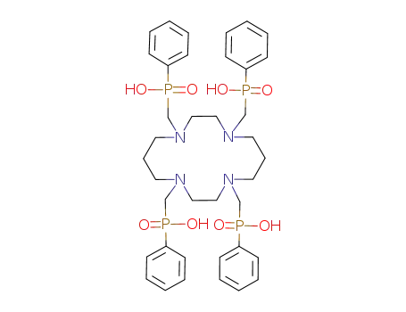 Molecular Structure of 139300-44-0 (acide 1,4,8,11-tetraazacyclotetradecane-1,4,8,11-tetra(methylenephenylphosphinique))