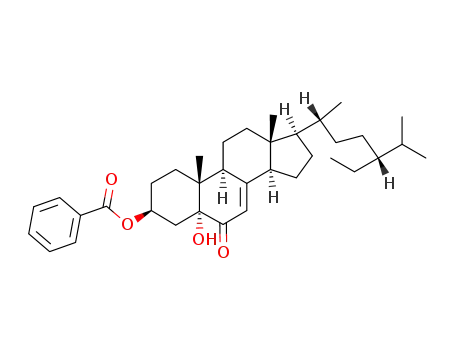 (24R)-3β,5-dihydroxy-5α-stigmast-7-en-6-one 3-benzoate