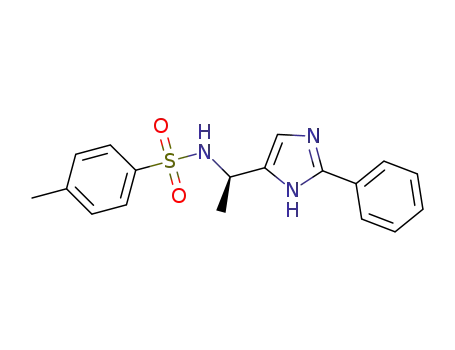 (R)-4-methyl-N-(1-(2-phenyl-1H-imidazol-5-yl)ethyl)benzenesulfonamide