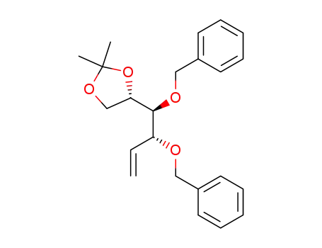 3,4-dibenzyloxy-4-[2,2-dimethyl-(4S)-1,3-dioxolan-4-yl]-(3R)-1-butene