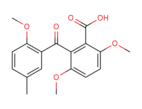 3,6-dimethoxy-2-(2-methoxy-5-methyl-benzoyl)-benzoic acid