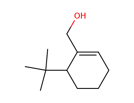 Molecular Structure of 319457-54-0 ((6-<i>tert</i>-butyl-cyclohex-1-enyl)-methanol)