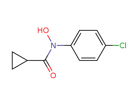 Molecular Structure of 14385-15-0 (Cyclopropanecarboxamide, N-(4-chlorophenyl)-N-hydroxy-)