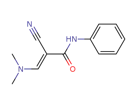 Molecular Structure of 120651-07-2 (2-CYANO-3-(DIMETHYLAMINO)-N-PHENYLACRYLAMIDE)