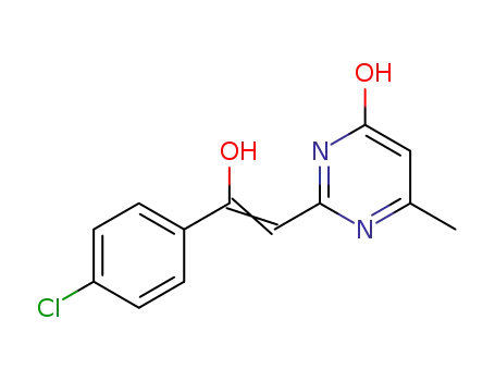 2-[2-(4-chlorophenyl)-2-hydroxyvinyl]-6-methylpyrimidin-4-ol