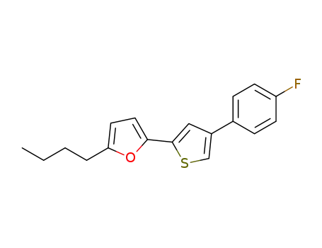 2-butyl-5-(4-(4-fluorophenyl)thiophen-2-yl)furan