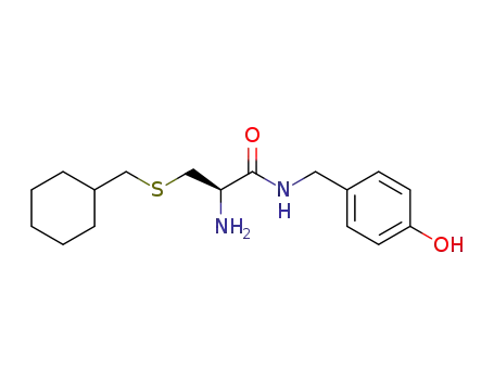 Propanamide,
2-amino-3-[(cyclohexylmethyl)thio]-N-[(4-hydroxyphenyl)methyl]-, (2R)-