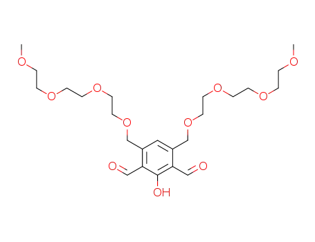 2,6-diformyl-3,5-bis(2,5,8,11-tetraoxadodecyl)phenol