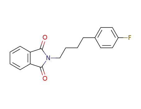 Molecular Structure of 220728-25-6 (2-[4-(4-fluorophenyl)butyl]isoindoline-1,3-dione)