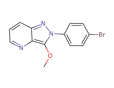 2-(4-bromophenyl)-3-methoxy-2H-pyrazolo[4,3-b]pyridine