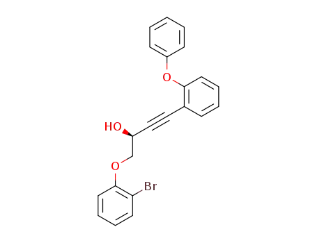 (S)-1-(2-bromophenoxy)-4-(2-phenoxyphenyl)but-3-yn-2-ol