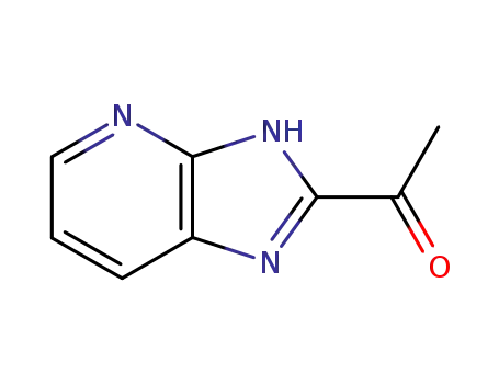 Molecular Structure of 250651-53-7 (Ethanone, 1-(1H-imidazo[4,5-b]pyridin-2-yl)- (9CI))