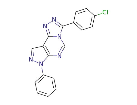 C<sub>18</sub>H<sub>11</sub>ClN<sub>6</sub>