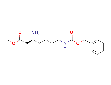 (S)-3-Amino-7-benzyloxycarbonylamino-heptanoic acid methyl ester