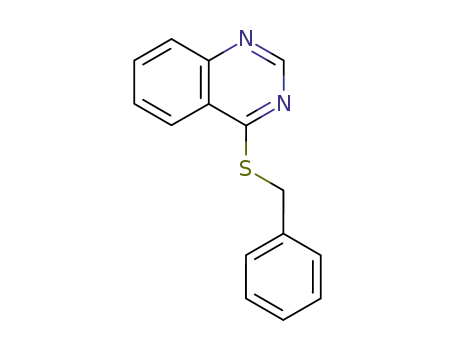 Molecular Structure of 6956-67-8 (4-(benzylsulfanyl)quinazoline)