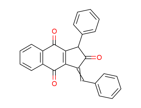 1H-Benz[f]indene-2,4,9(3H)-trione, 1-phenyl-3-(phenylmethylene)-