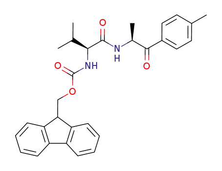 [2-methyl-1-(1-methyl-2-oxo-2-<i>p</i>-tolyl-ethylcarbamoyl)-propyl]-carbamic acid 9<i>H</i>-fluoren-9-ylmethyl ester