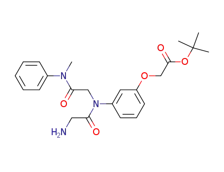 tert-butyl 2-{3-[N-(2-aminoacetyl)-N-(N-methyl-N-phenylcarbamoylmethyl)amino]phenoxy}acetate