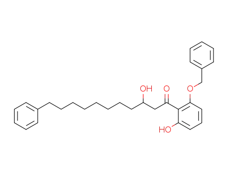 1-(6-benzyloxy-2-hydroxyphenyl)-3-hydroxy-11-phenylundecan-1-one
