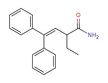 Molecular Structure of 1380341-64-9 (2-ethyl-4,4-diphenylbut-3-enamide)
