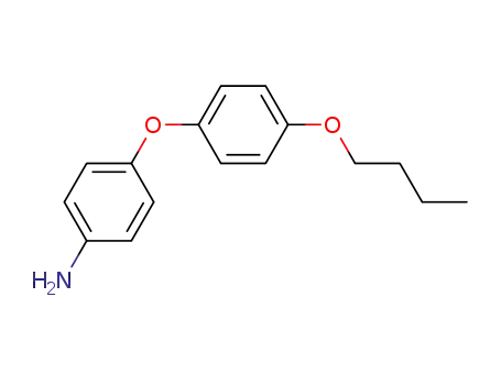 Molecular Structure of 51690-68-7 (Benzenamine, 4-(4-butoxyphenoxy)-)