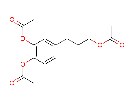4-[3-(acetyloxy)propyl]-1,2-phenylene diacetate