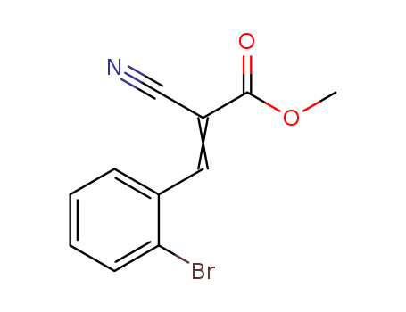 2-Propenoic acid,3-(2-bromophenyl)-2-cyano-, methyl ester