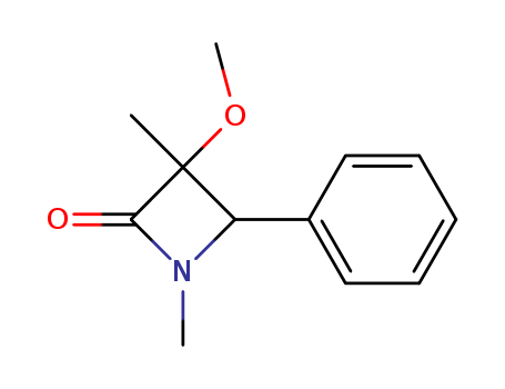 2-Azetidinone,3-methoxy-1,3-dimethyl-4-phenyl- cas  82918-98-7