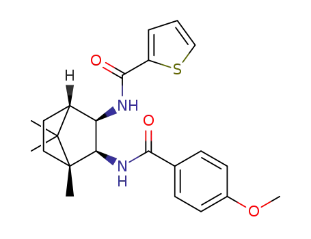 N-[(1S,2R,3S,4R)-3-(4-methoxybenzoylamino)-4,7,7-trimethylbicyclo[2.2.1]hept-2-yl]thiophene-2-carboxamide