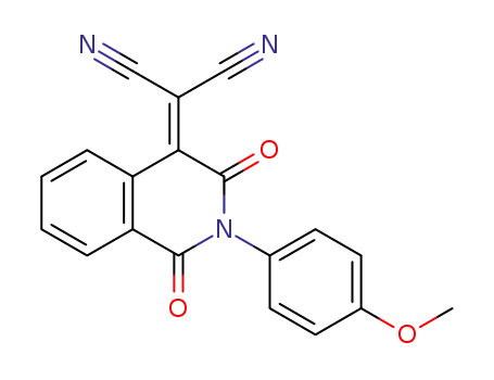 [2-(4-methoxyphenyl)-1,3-dioxo-2,3-dihydroisoquinolin-4(1H)-ylidene]malononitrile