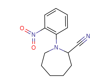 1H-Azepine-2-carbonitrile, hexahydro-1-(2-nitrophenyl)-