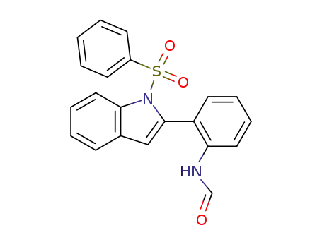 2-(2-formylaminophenyl)-1-phenylsulfonylindole