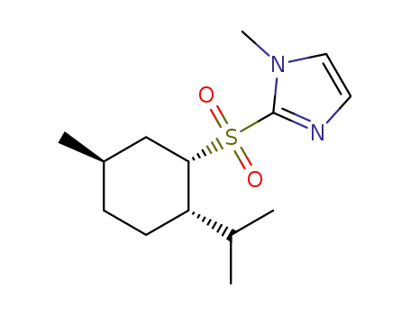 1-methyl-2-{[(1S,2S,5R)-2-isopropyl-5-methylcyclohexyl]sulfonyl}-1H-imidazole