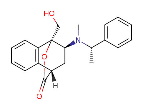 (1S,3S,4S)-4-hydroxymethyl-3-((S)-N-methyl-alpha-methylbenzylamino)-1,2,3,4-tetrahydronaphthalen-1,4-olide