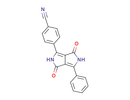 Molecular Structure of 88949-38-6 (Benzonitrile,
(2,3,5,6-tetrahydro-3,6-dioxo-4-phenylpyrrolo[3,4-c]pyrrol-1-yl)-)
