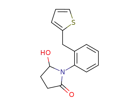 5-hydroxy-1-(2-thiophen-2-ylmethyl-phenyl)-pyrrolidin-2-one